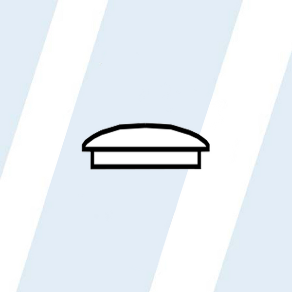 Milnor #12P1ARHP - "HOLEPLUG 7/8"" BLK HEYCO #2703"