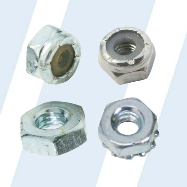 Milnor #15G006 - HXMACHSCR NUT 6-40 NYLON HEY#9