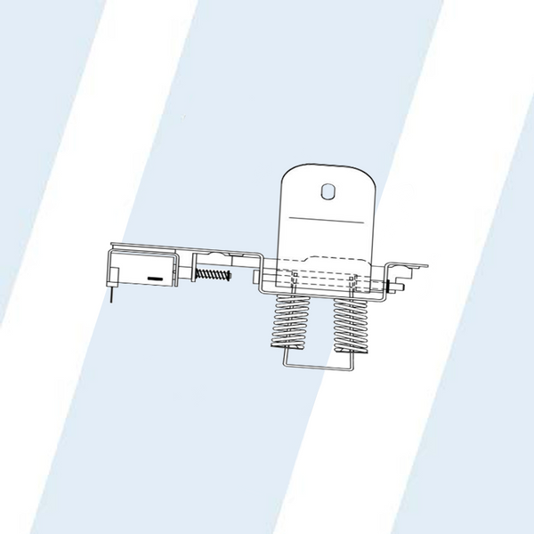Milnor #EDL00171A - RR PIVOT PL ASSY=N/UNLOK240V