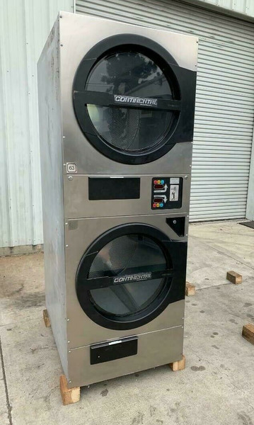 AMERICAN DRYER ADC ADG330D STACK DRYER, 30LB, STAINLESS S/N 472455CC [REF] (ADG330D-472455CC)