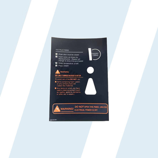 Dexter Replacement Part # 8502-600-001 Label