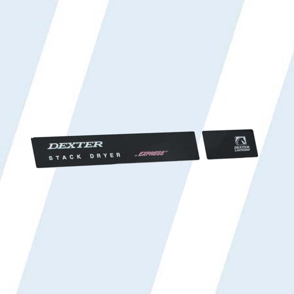 Dexter Replacement Part #9412-167-001 Bk Stack Namepl.