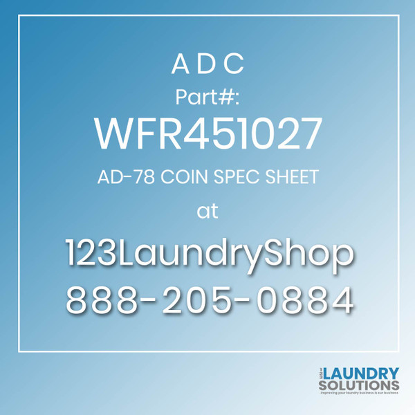 ADC-WFR451027-AD-78 COIN SPEC SHEET