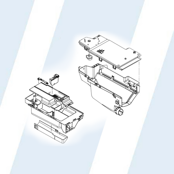 WHIRLPOOL #W10015450 - DETERGENT DISPENSER CPL 4 CH HIGH RANGE