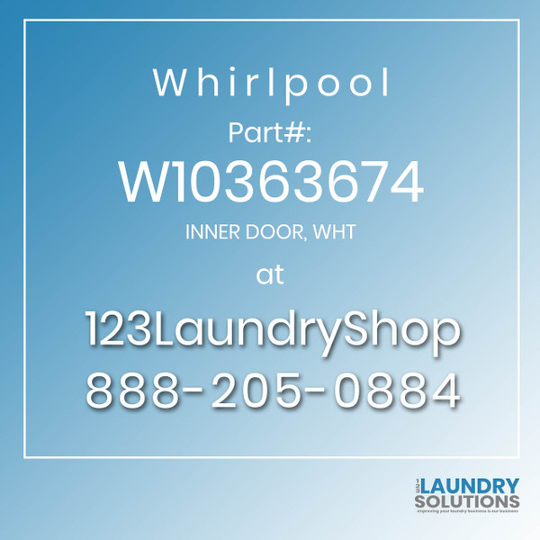 WHIRLPOOL #W10363674 - INNER DOOR, WHT