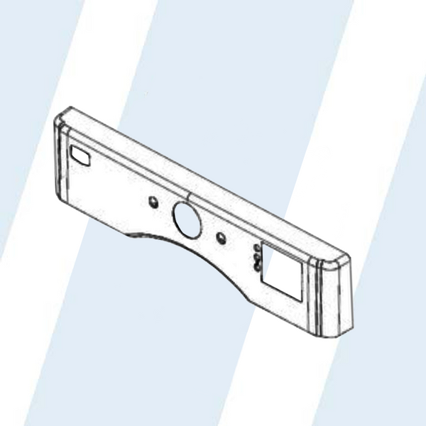 WHIRLPOOL #W10384988 - CONSOLE, DRYER-MTG HNG SIL