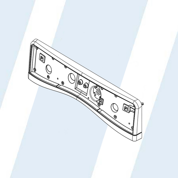WHIRLPOOL #W10504272 - CNSL SHELL ASM-WP,DRY,HI,MS