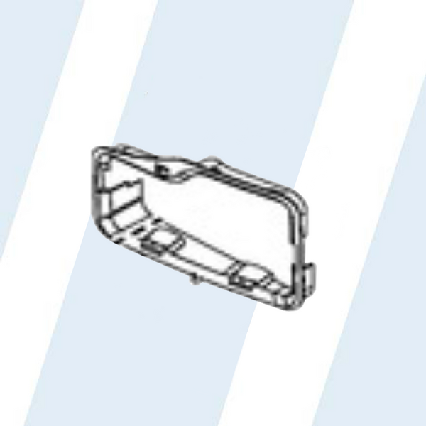 WHIRLPOOL #W10739601 - BEZEL, SEC. LNT ASM - CHR SHW