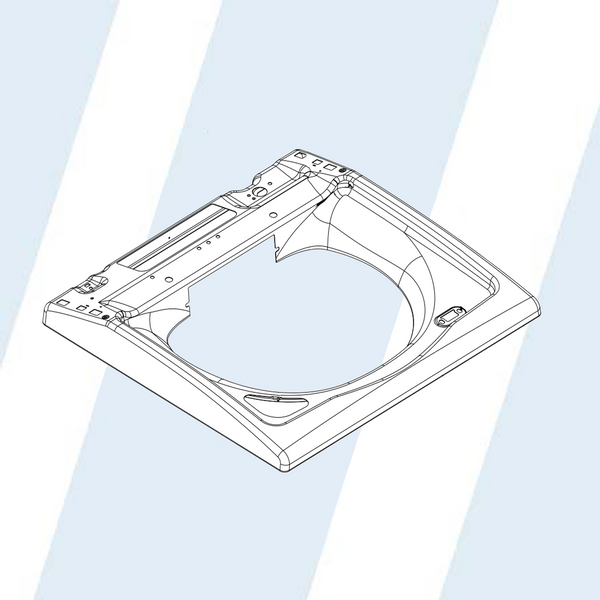 WHIRLPOOL #WPW10268719 - TOP - MAYTAG - SILVER