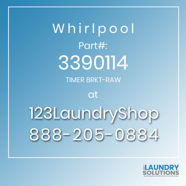 WHIRLPOOL #3390114 - TIMER BRKT-RAW