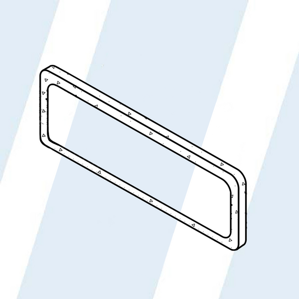 WHIRLPOOL #3392915 - GASKET-WINDOW