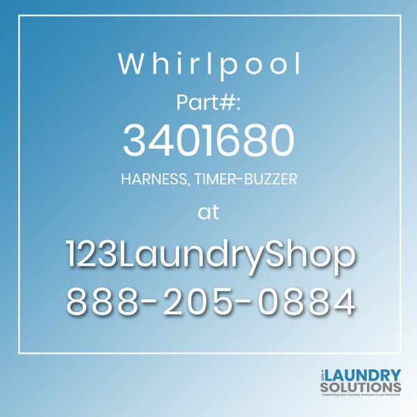 WHIRLPOOL #3401680 - HARNESS, TIMER-BUZZER