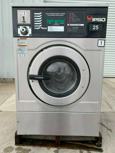 IPSO WASHER STAINLESS STEEL, 25LB IWF025 REFURBISHED