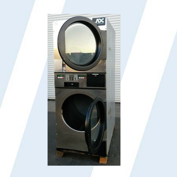 ADC (American Dryer Corp) ADG236D Stack Dryer Coin Op 30LB 120V, S/N: 495193 ET
