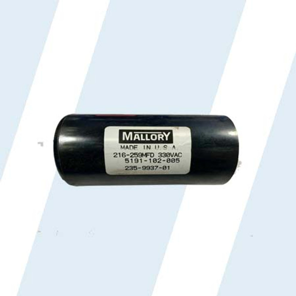 Washer Capacitor 330VAC (235-9937-01) Spin Start Dexter P/N: 5191-102-005 [USED/REFURBISHED]