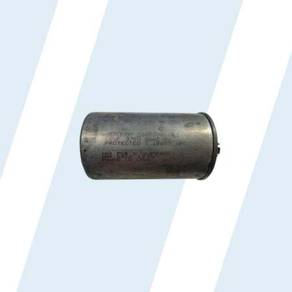 Washer Run Capacitor 370V 60uf (Z26P3760M31) Dexter P/N: 5191-103-004 [USED/REFURBISHED]