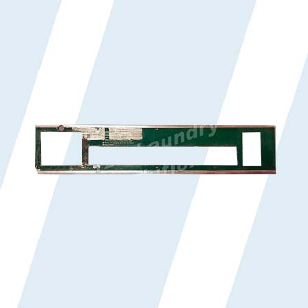 Dryer Upper (Green/Blue) Faceplate Panel Escut. Dexter P/N: 9141-152-001 [USED/REFURBISHED]