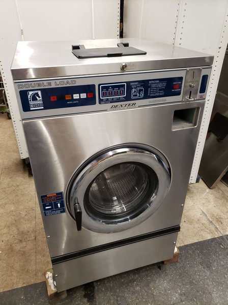 DEXTER T300 COMMERCIAL FRONT LOAD WASHING MACHINE, 18 LBS CAPACITY MODEL: WCN18ABSS SERIAL NO: 20207000452051