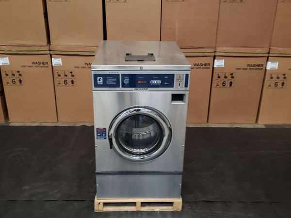 DEXTER T600 COMMERCIAL FRONT LOAD WASHING MACHINE, MODEL : WCVD40KCS-12 SERIAL NO : 2050300478286