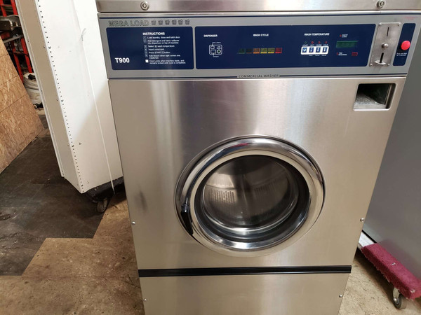 DEXTER T900 COMMERCIAL FRONT LOAD WASHING MACHINE, MODEL : WCAD55KCS-12 SERIAL NO : 20509000481271