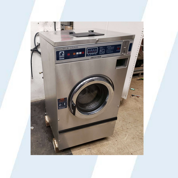 DEXTER T300 COMMERCIAL FRONT LOAD WASHING MACHINE MODEL: WCNAASS, SERIAL NO: 20009000436392