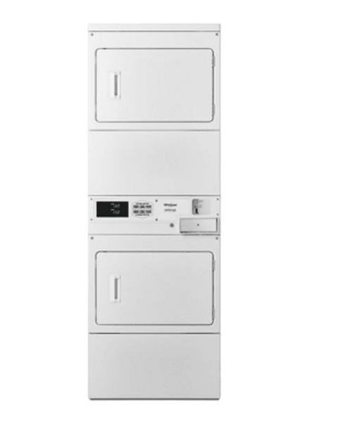  Whirlpool Commercial Laundry Model: CSP2941HQ Commercial Gas Stack Dryer, Coin-Drop Equipped 