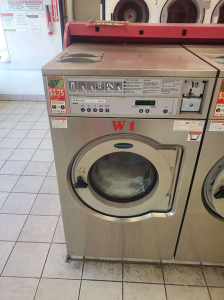 Wascomat Coin Operated Front Load Washing Machine, Emerald Series-Super Senior Model: E640 Washer code: W1