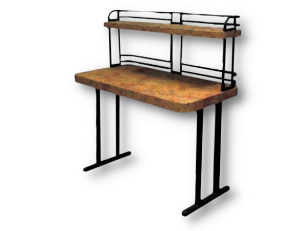 Fiberglass Laminate Table TFL 2460 with TFL 5' Upper Shelf