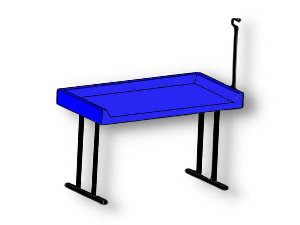 Fiberglass Folding Table TFD 305 with TR-2F Hanging Hooks