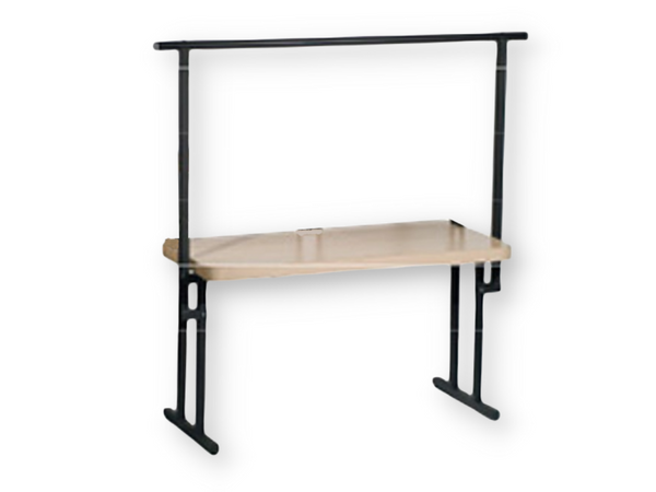 Fiberglass Folding Table TFL 2448 with TR 4 Full-Length Rack