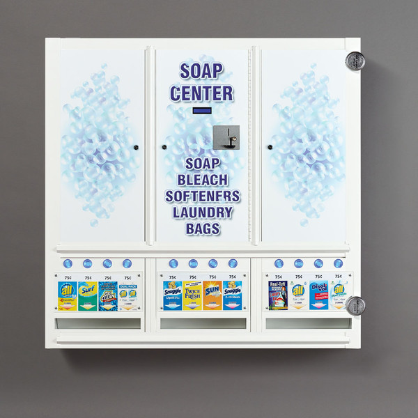 Coin Soap and bag VendMaster 360n with Security Guard - No Base