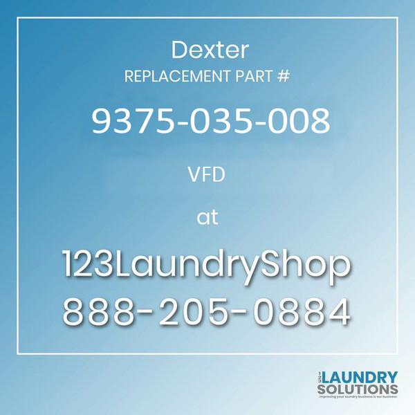 Dexter Replacement Part #9375-035-008 Washer VFD
