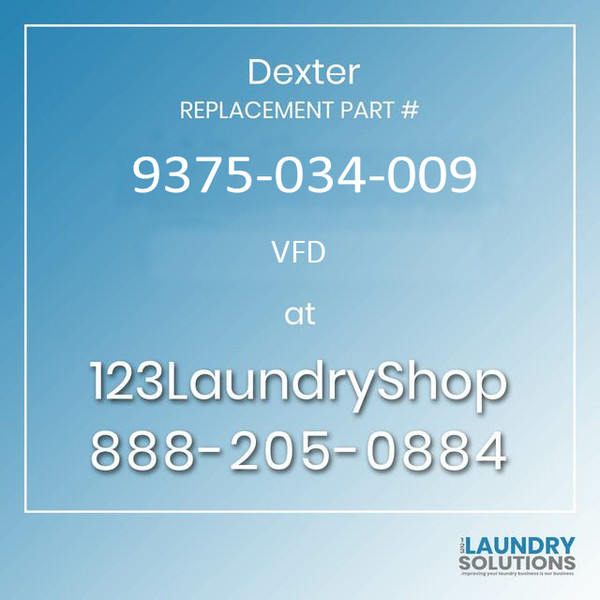 Dexter Replacement Part #9375-034-009, VFD