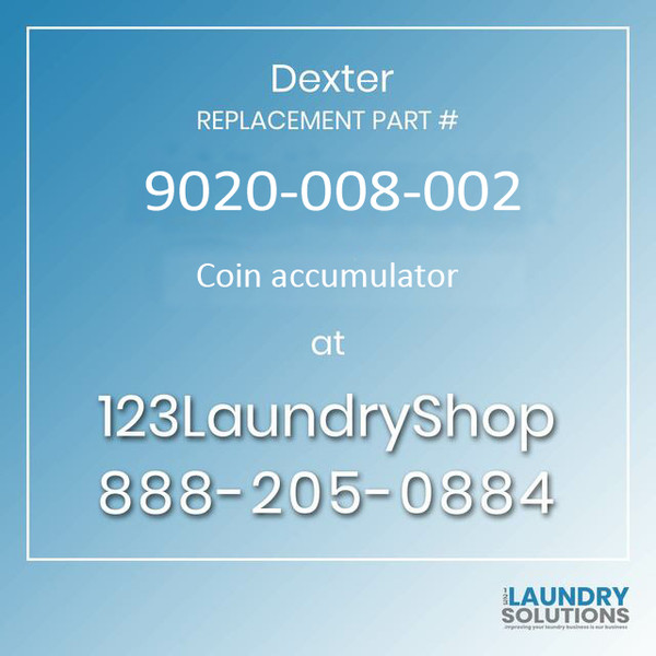 Dexter Replacement Part #9020-008-002 Coin Accumulator Board