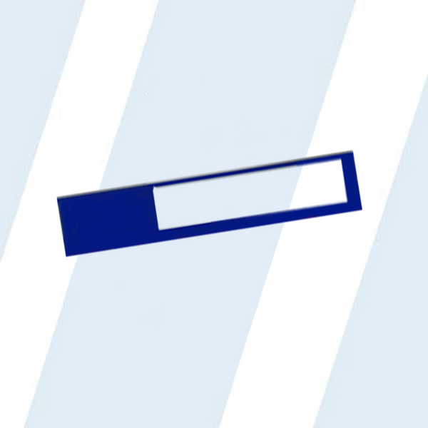 Dexter Replacement Part #9435-063-002 Dryer Blue Lower Overlay
