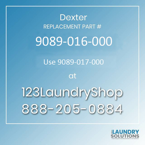 Dexter Replacement Part #9089-016-000 Coil, replaced by 9089-017-000