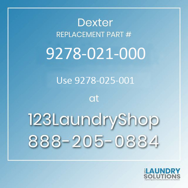 Dexter Replacement Part # 9375-007-003 Use 9375-015-008