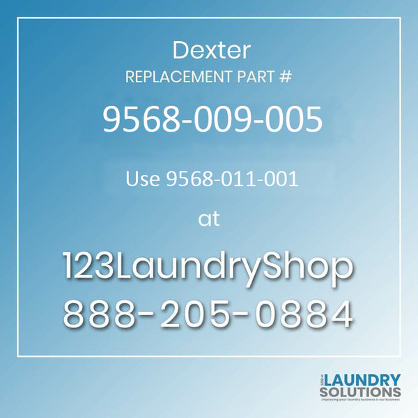 Dexter Replacement Part # 8640-423-001 Nut