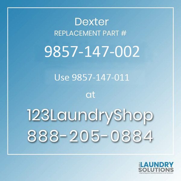 Dexter Replacement Part # 9848-118-001P 80# Tumbler Assy.