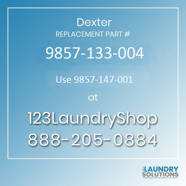 Dexter Replacement Part # 9802-037-001 replaces 9732-032-001