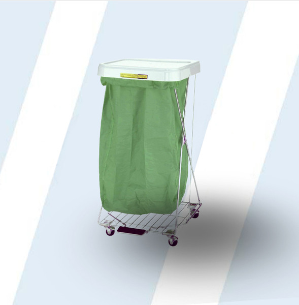 This durable nylon hamper stand bag is constructed from a rugged flame retardant 200 denier urethane coated nylon.

Double sewn seams add strength and the draw string rim provides for easy closure and transporting
This bag is tear resistant and completely washable - cool dry for best results and long life
Fits all R&B hamper stands

Dimensions: 30"W x 40"H
Product Weight: 1 lb

NYLON COLORS
navy, blue, bright yellow, gray green, white, light blue, light yellow, light mauve