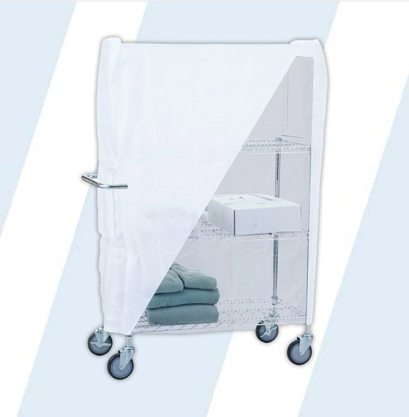 This nylon flame retardant cover and frame kit provide maximum protection and accessibility to utility cart items

Includes wire top frame which makes top shelf accessible
Cover is constructed from rugged 200 denier urethane coated nylon, which is flame retardant and washable
Closes with Velcro

Kit increases overall height to 53"
Utility Cart not included

Product Weight: 6 lbs

NYLON COLORS
navy, blue, bright yellow, gray green, white, light blue, light yellow, light mauve