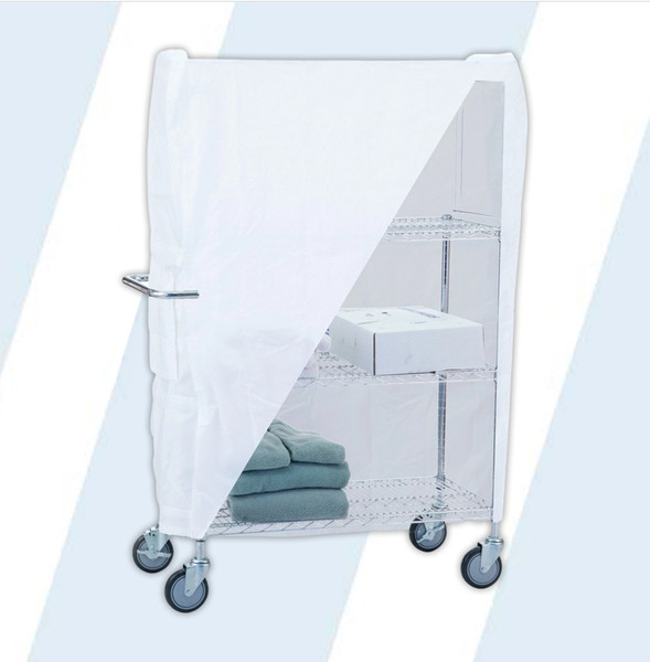This nylon, flame retardant cover and frame kit provide maximum protection and accessibility to utility cart items

Includes wire top frame which makes top shelf accessible
Cover is constructed from rugged 200 denier urethane coated nylon, which is flame retardant and washable
Closes with velcro
Kit increases overall height to 53"
Utility Cart not included

Product Weight: 6 lbs

NYLON COLORS
navy, blue, bright yellow, gray green, white, light blue, light yellow, light mauve