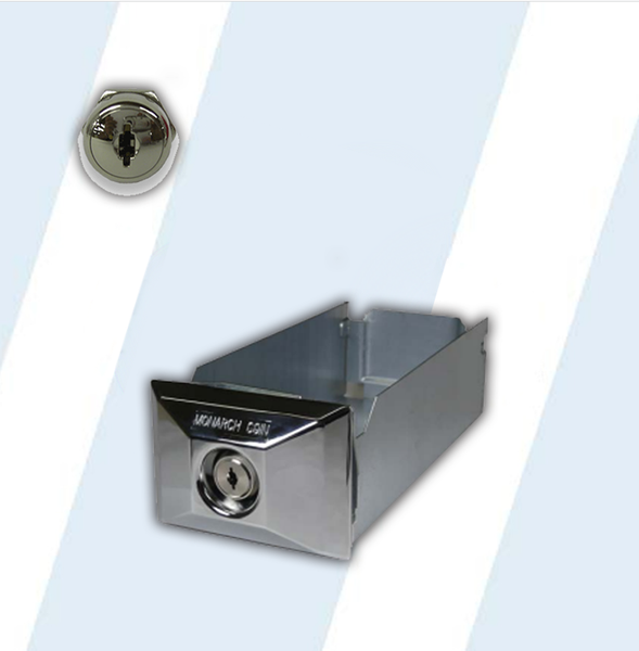 Monarch Jewel style box for Continental Girbau Trigard Lock style Model:  ContinentalGirbau-JBX-Trigard