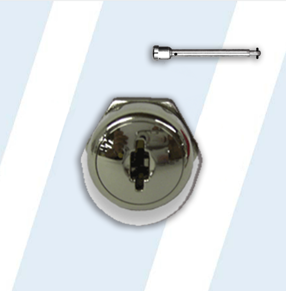 MONARCH LOCK & EXTENSION FOR IPSO/INTERNATIONAL EXT015 (13 3/8 Long, 1/4 LEFT HAND TURN) with Tri-Gard Locks
