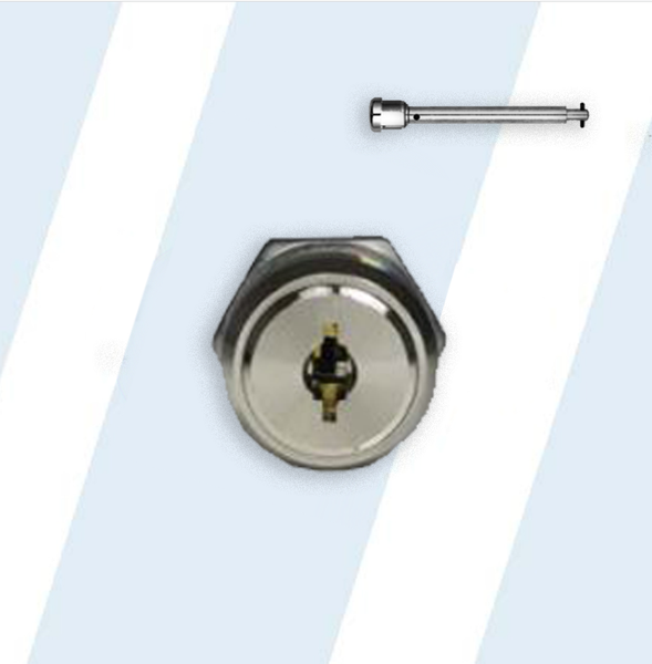  MONARCH LOCK & EXTENSION FOR AMERICAN DRYER EXT014 (6 7/8” Long, 1/4 Turn) with Tri-Gard Locks 