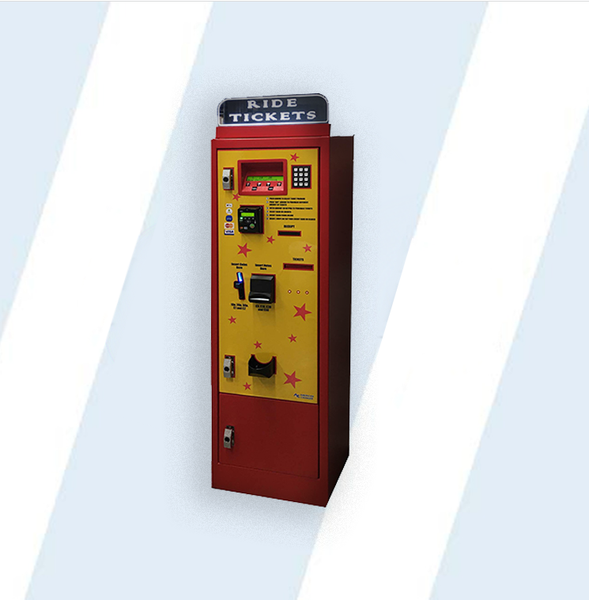 American Changer AC110 Front Load Floor Model Ticket Dispenser 