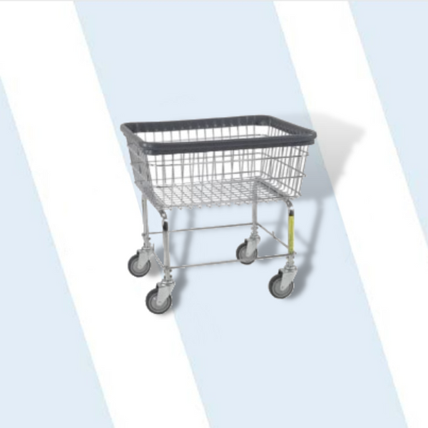 Economy Laundry Cart, All Chrome