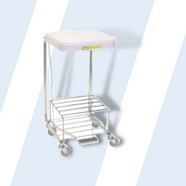 Wire Elevated 7" Shelf for 692 Hamper (new style), Reduces Bag Capacity