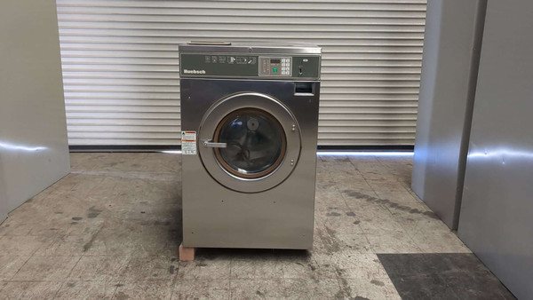 HUEBSCH 40 LB Commercial Front Load Washer Coin Operated S/N: 0605915610 (123LS-HC40BC2OU60001-0605915610)